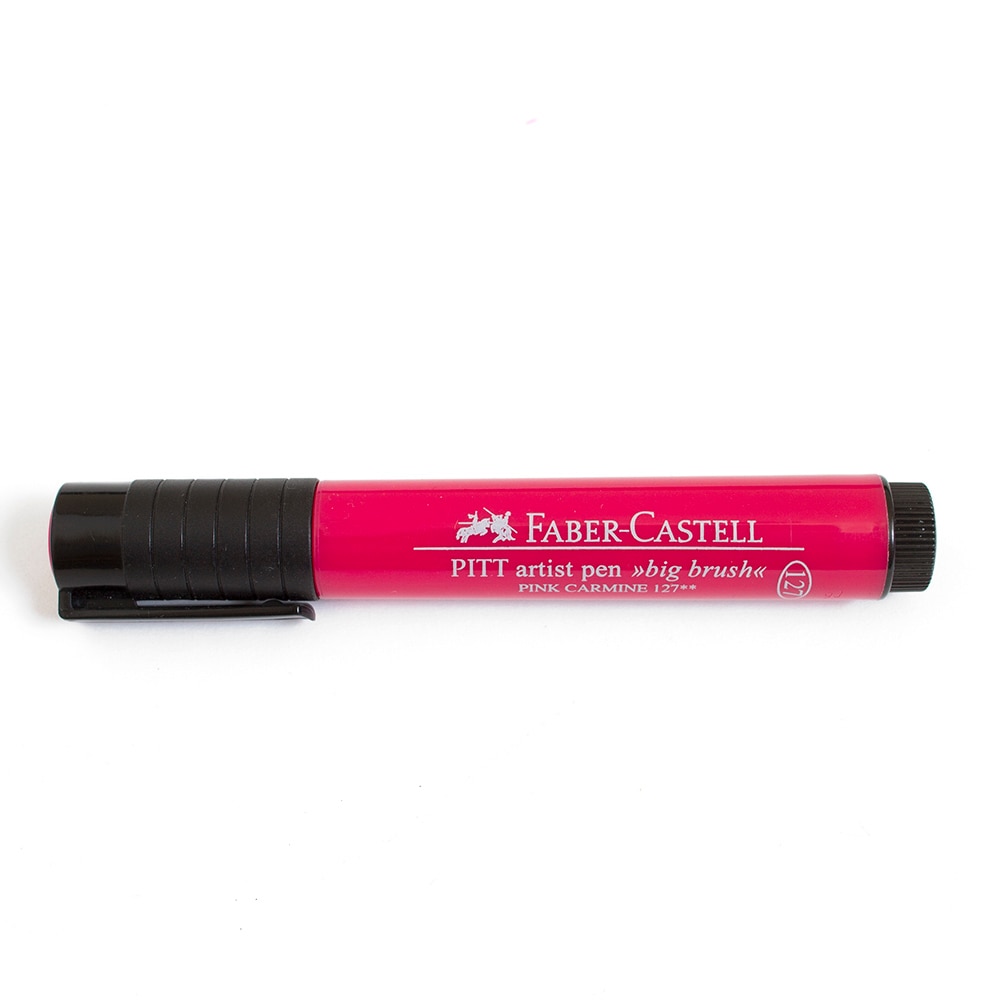 Faber Castell, Pitt, Artist, Big, Brush Pen, Pink Carmine